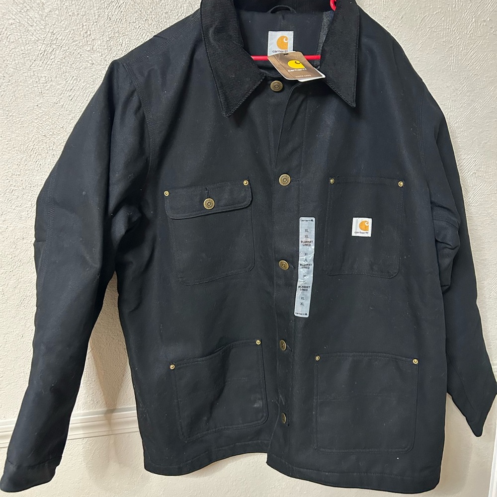 Carhartt Men's Black Shirt Jacket
